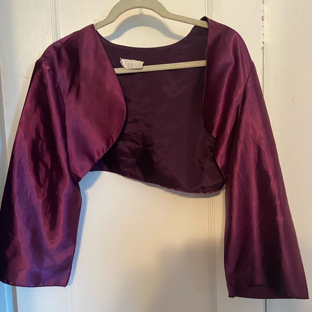 Vintage satin shawl